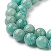Natural Amazonite Beads Strands G-F461-12-6mm-01-4