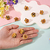 10Pcs Preserved Rose Pendants KY-TA0001-59D-6