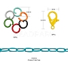 DIY Spray Painted Chain Jewelry Set Making Kit DIY-LS0003-96-3