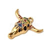 304 Stainless Steel Enamel Pendants STAS-G386-01G-02-2
