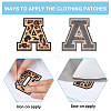 Leopard Print Pattern Computerized Embroidery Polyester Iron on/Sew on Patches AJEW-WH0304-26-4