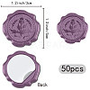 CRASPIRE 50Pcs Adhesive Wax Seal Stickers DIY-CP0010-16B-2