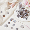 80Pcs 4 Styles Shell Buttons FIND-BBC0015-95B-4