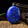 Natural Lapis Lazuli Oval Palm Stone Massager LS-PW-WG63539-03-1