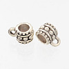 Charm Carrier Barrel Tibetan Silver Tube Bails AB644H-2