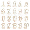 Wood Table Numbers Cards DJEW-WH0034-53-1