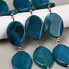 Natural Fire Crackle Agate Beads Strands G-P605-L03-01F-1