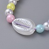 Adjustable Nylon Thread Braided Bead Bracelets BJEW-JB04939-M-3