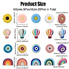 20Pcs 20 Style Silicone Beads SIL-CA0002-81-2
