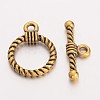 Tibetan Style Alloy Toggle Clasps LS-TIBE-EA9138Y-AG-FF-1