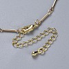 Natural Quartz Crystal Tiered Necklaces NJEW-JN02417-3