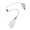 Natural Quartz Crystal Pointed Dowsing Pendulums G-K338-12P-04-1