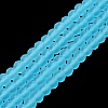 Transparent Glass Beads Strands EGLA-A034-T8mm-MD08-2