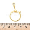 Brass Micro Pave Cubic Zirconia Finger Rings RJEW-H258-11G-5