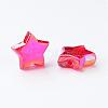 Eco-Friendly Transparent Acrylic Beads PL556-8-3