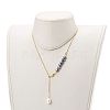 Adjustable Brass Lariat Necklaces NJEW-JN03446-01-4