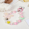 Acrylic Phone Hand Strap Chains for Women AJEW-LP0006-48-1