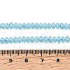 Natural Blue Topaz Beads Strands G-K376-I07-3x4mm-5