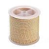 11M Polyester Braided Cord with Cotton Core & Metallic Thread OCOR-Z006-01-08-1
