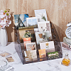 6-Tier Transparent PS Plastic Nail Polish Bottle Organizer Display Riser Stands ODIS-WH0043-254B-2