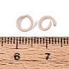 Spray Painted Iron Open Jump Rings IFIN-T017-04C-18-3