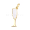Brass Enamel Pendants KK-U062-02A-01-1