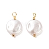 ABS Plastic Imitation Pearl Pendants X1-KK-M266-35G-1