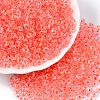 6/0 Inside Colours Transparent Glass Seed Beads X1-SEED-T007-07H-3