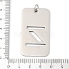 304 Stainless Steel Pendants STAS-M115-01P-Z-3