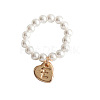 Plastic Imitation Pearl & Alloy Finger Rings FS-WG241E1-05-1