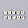 Opaque Acrylic Beads SACR-Q001-12E-2