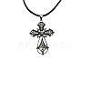 Cross Zinc Alloy Pendant Necklace VJ0126-09-1