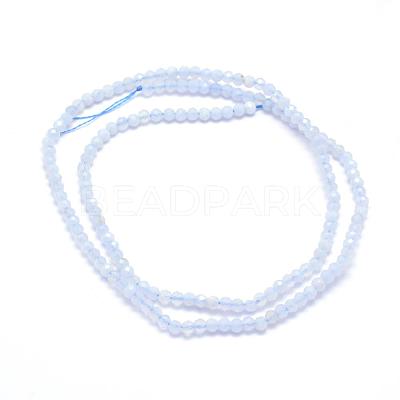 Natural Blue Lace Agate Beads Strands G-E411-12-2mm-1