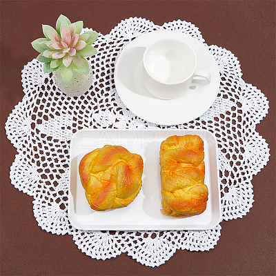 Cotton Braided Hollow Flower Placemats AJEW-WH0368-06-1