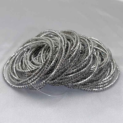Brass Rhinestone Tennis Bracelets WG6EB7A-11-1