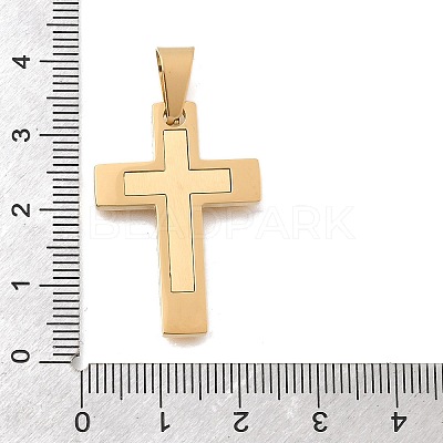 Ion Plating(IP) 304 Stainless Steel Pendants STAS-K091-01G-1