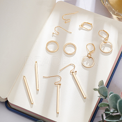 DIY Vertical Bar Pendant Earrings Making Kit DIY-BC0004-49-1