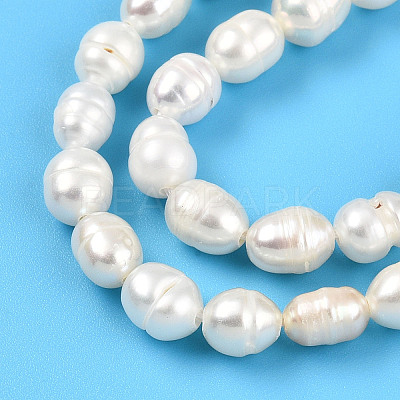 Natural Cultured Freshwater Pearl Beads Strands PEAR-N012-05Y-01-1