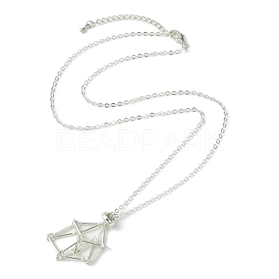 304 Stainless Steel Macrame Pouch Braided Gemstone Holder NJEW-JN04468-06-1