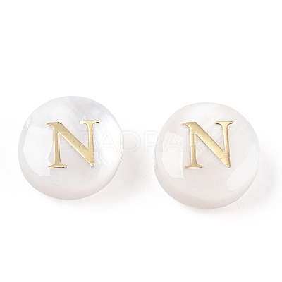 Natural Freshwater Shell Beads SHEL-N036-01N-1