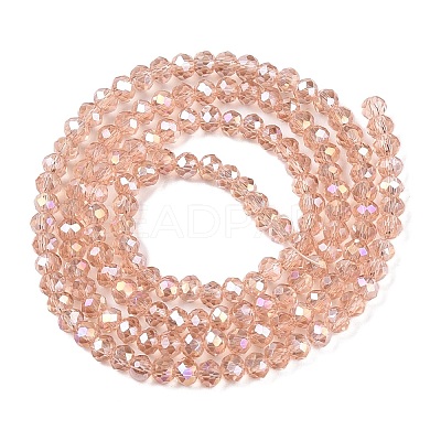 Electroplate Glass Beads Strands EGLA-A044-T2mm-B21-1