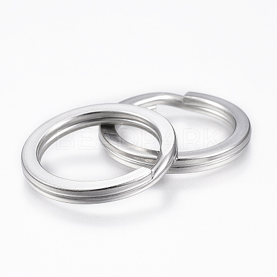 Tarnish Resistant 304 Stainless Steel Split Key Rings LS-STAS-P177-2.6x30mm-P-1