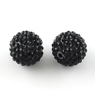Resin Rhinestone Beads RESI-S315-14x16-01-1