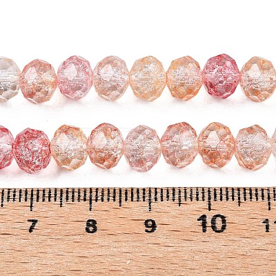 Transparent Glass Beads Strands X-GLAA-T023-6mm-A06-1