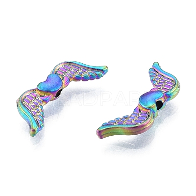 Rack Plating Alloy Beads FIND-B010-07MC-1