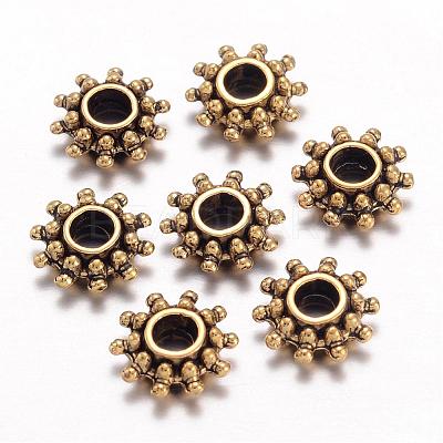 Tibetan Style Spacer Beads GLFH10384Y-NF-1