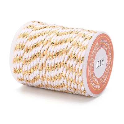 4-Ply Polycotton Cord with Metallic Thread OCOR-Z003-D33-1