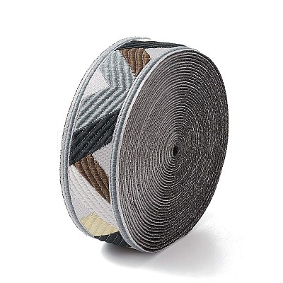 Ethnic Style Embroidery Polycotton(Polyester Cotton) Ribbons OCOR-WH0066-55C-1