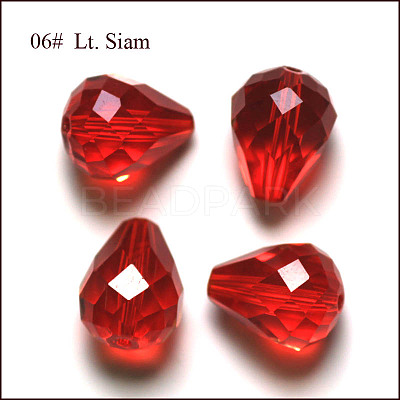 Imitation Austrian Crystal Beads SWAR-F062-8x6mm-06-1