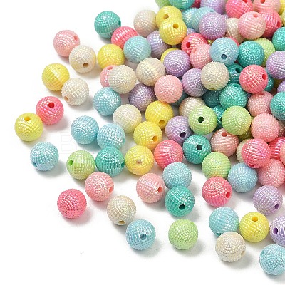 Opaque Acrylic Beads OACR-B031-47-10mm-1